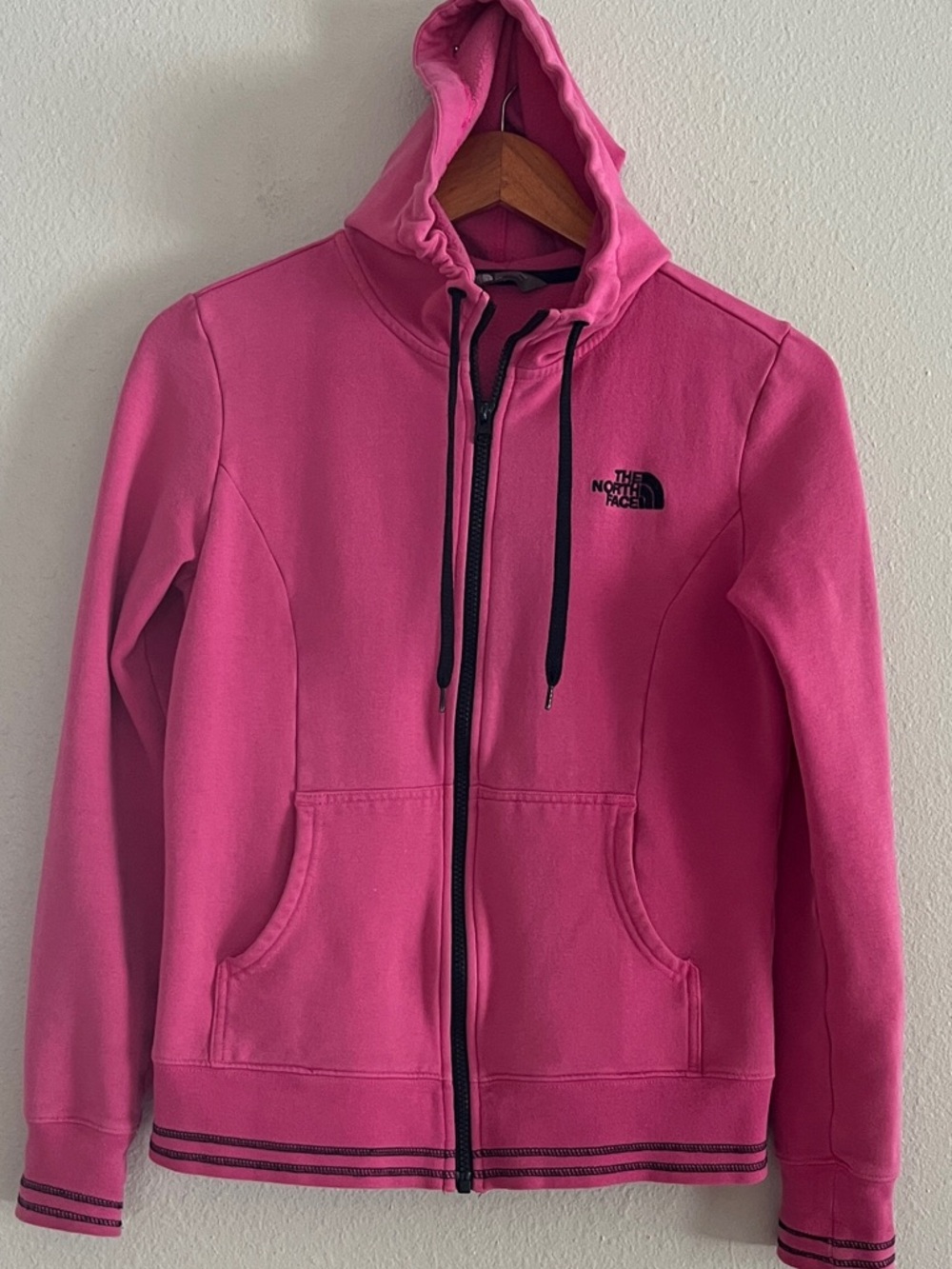The North Face Hoodie Pink black Jacket